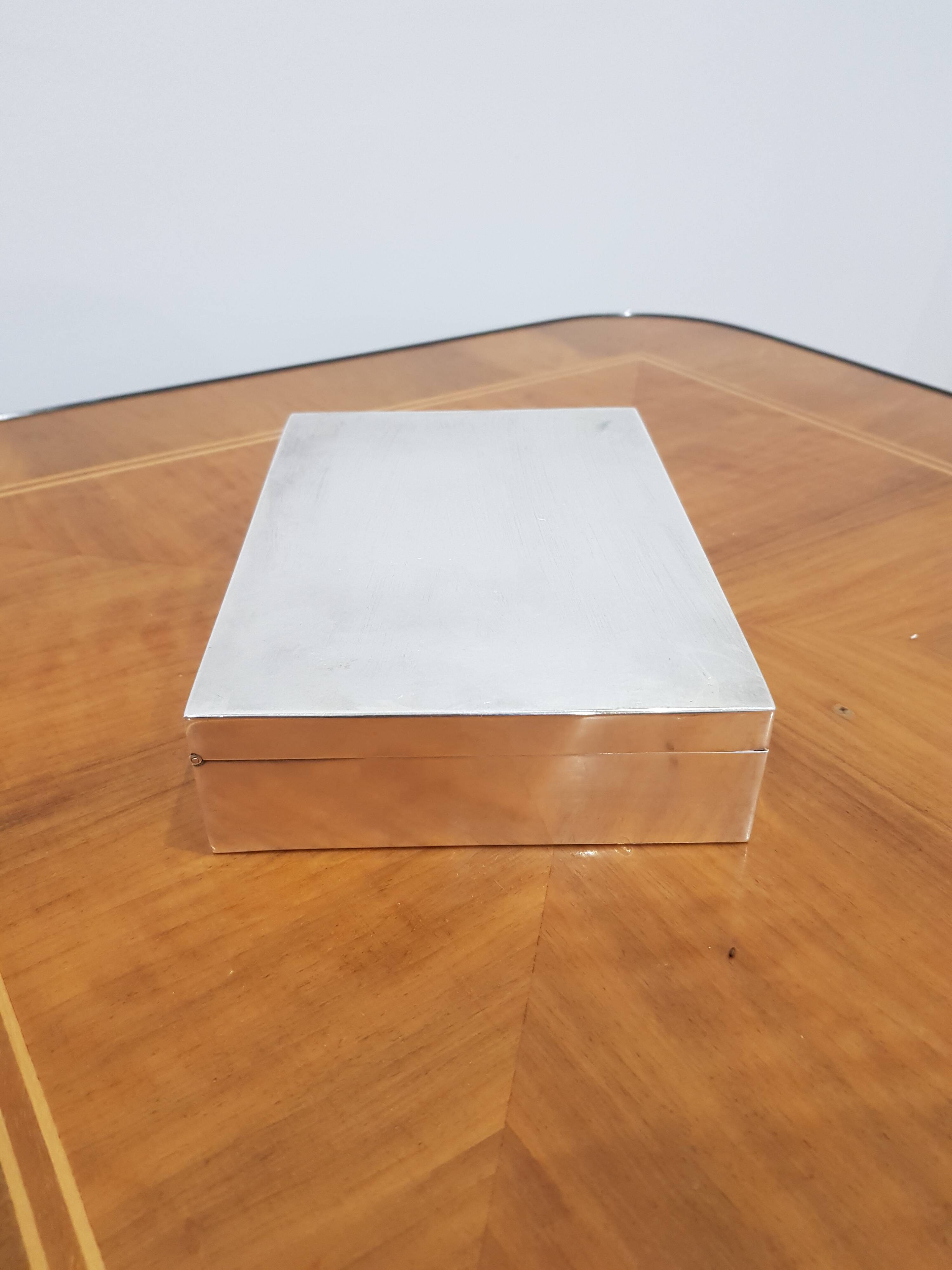 Luxurious Silver Cigar Box – 925 Silver (Sterling)