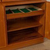 Classic two-piece display cabinet from the 1960s