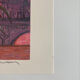 Lithographie numérotée et signée Michel Henry -La conciergerie-Paris
