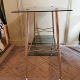 Rolling service 60s glass and brass