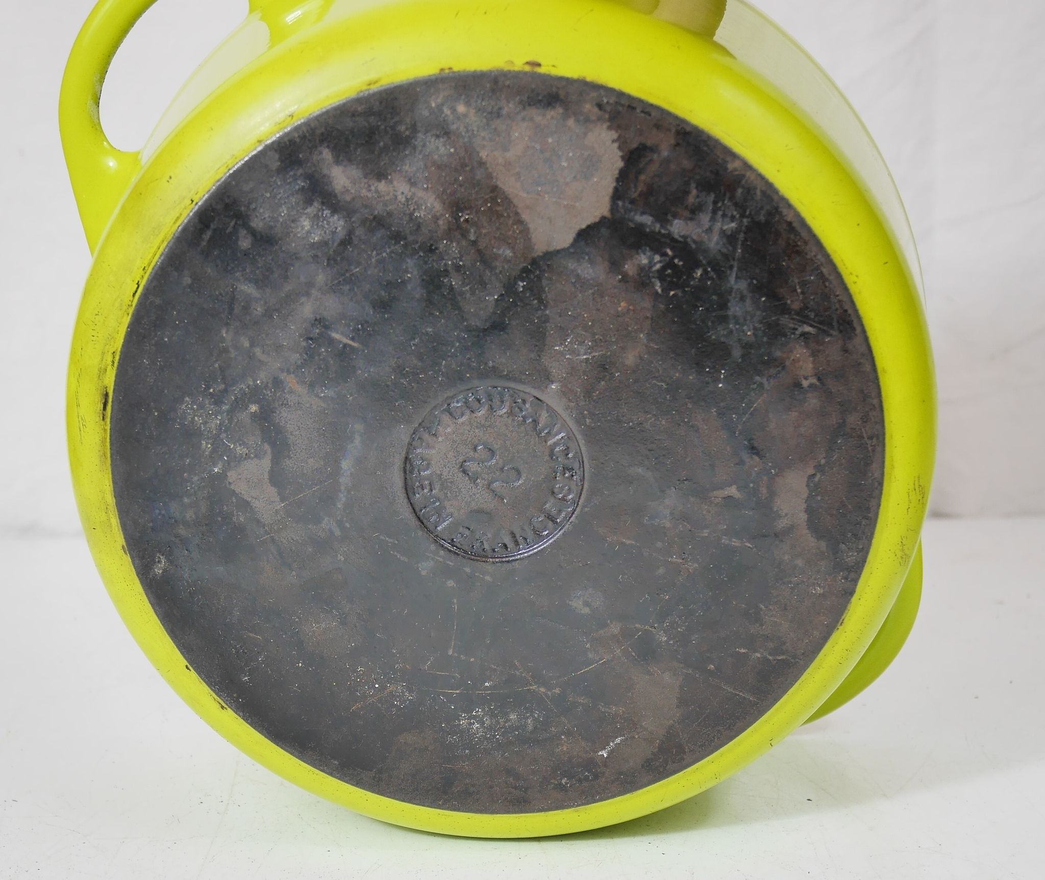 Cast iron casserole Cousance Le Creuset green diameter 22 cm
