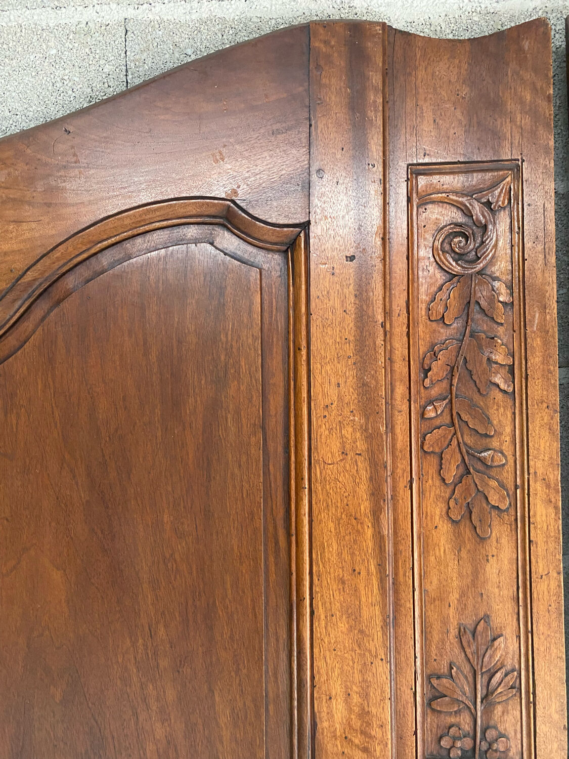 Pair of doors walnut 18th