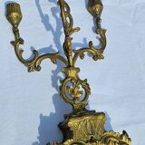 Antique 4-flame candlesticks