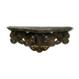 Old gilded wood coats holder