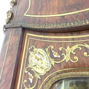 Elegant antique display cabinet, dating to 19th century