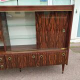 Danish rosewood buffet showcase bar - 1970