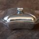 Vintage metal sugar bowl
