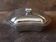 Vintage metal sugar bowl