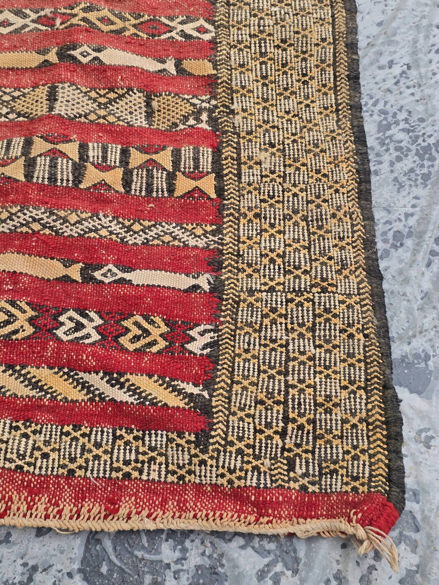 Rug - Moroccan Hanbel in wool, probably Zemmour, Middle Atlas - 116 x