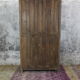 Indian wardrobe 2 solid doors and 3 shelves, interior in raw wood