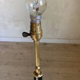Lampadaire tripode laiton vintage