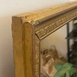 Old gilded wood mirror 115x74cm