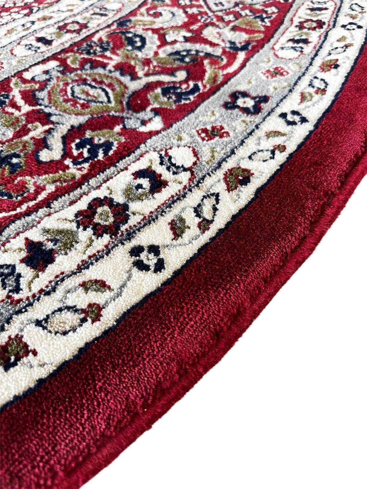 Round oriental wool rug 2m