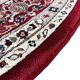 Round oriental wool rug 2m