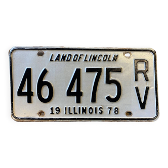 Illinois Plate 46,475