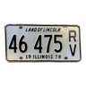 Illinois Plate 46,475