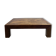 Solid wood coffee table with marquetry top