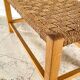 Stool bench wood and rope vintage bohemian spirit