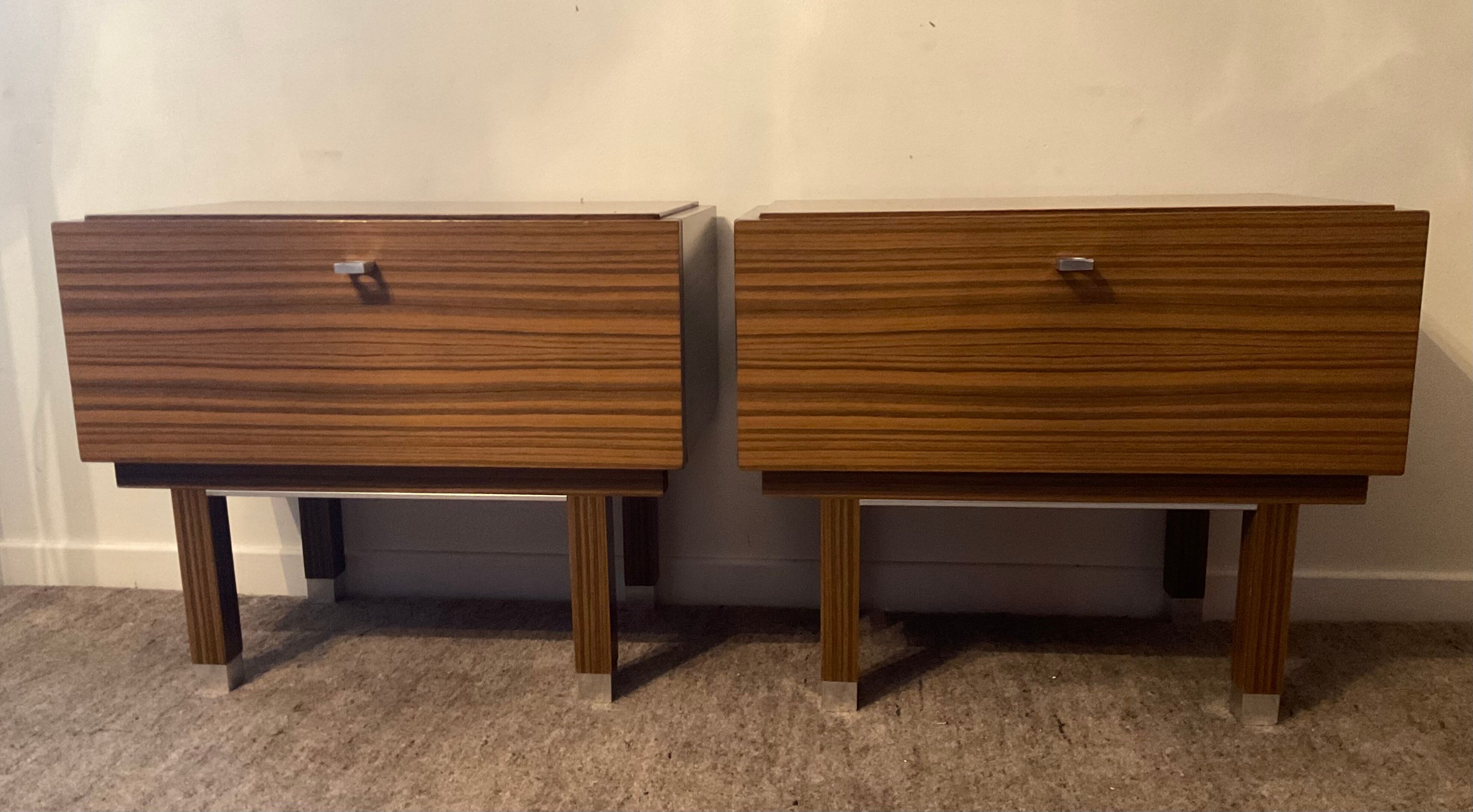 Pair of vintage bedside tables from the 60s-70s