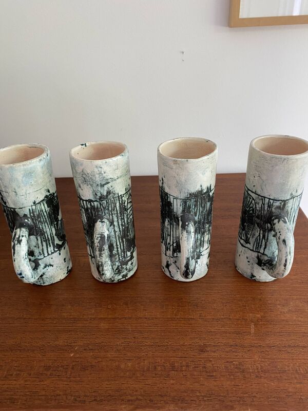 Service à orangeade Jacques Blin (5 pièces)