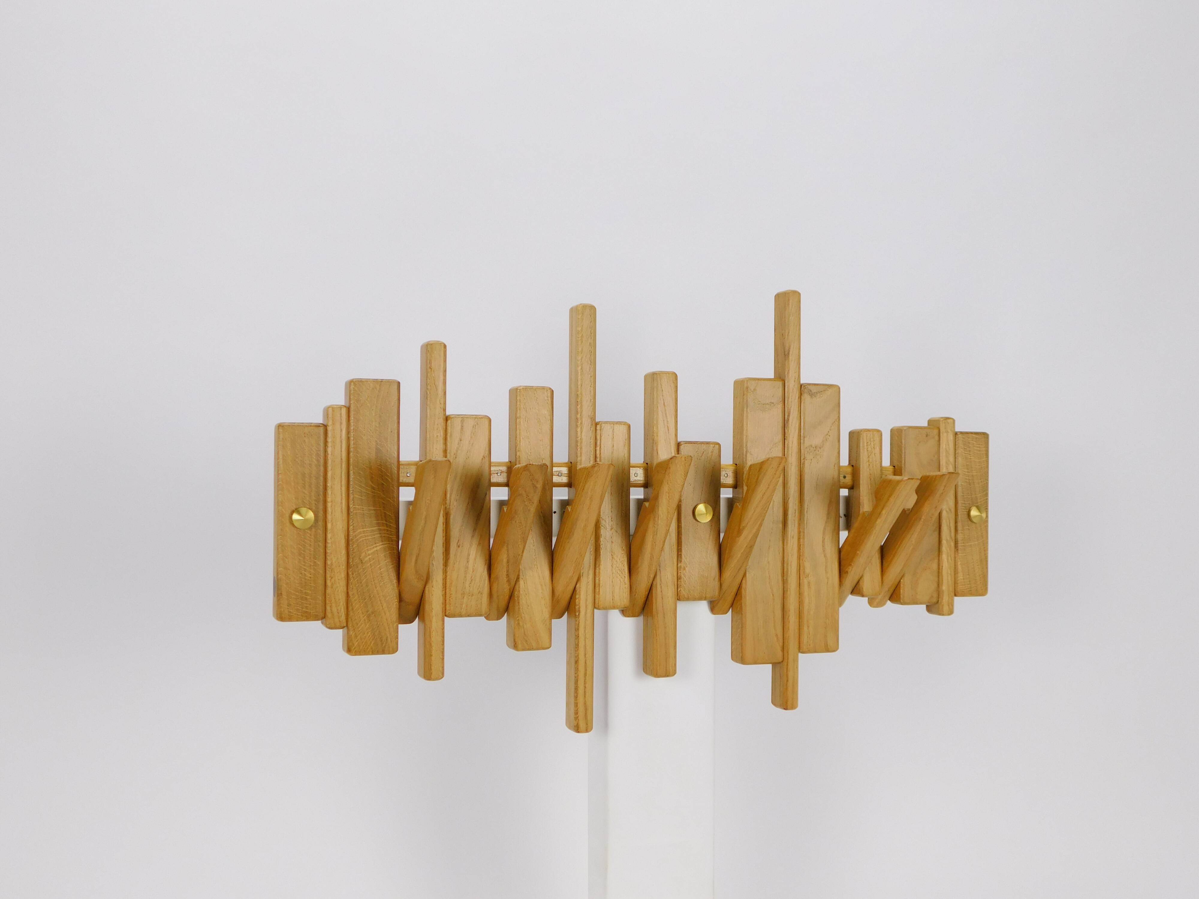 Piano Coat Rack Type 3 Oak 60 cm
