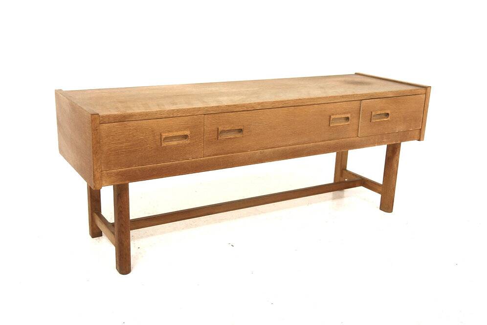 Commode scandinave en chêne, Glas & Trä, Suède, 1960