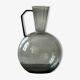 Modernist carafe / vase in blown tinted glass, circa 1970 / 80.