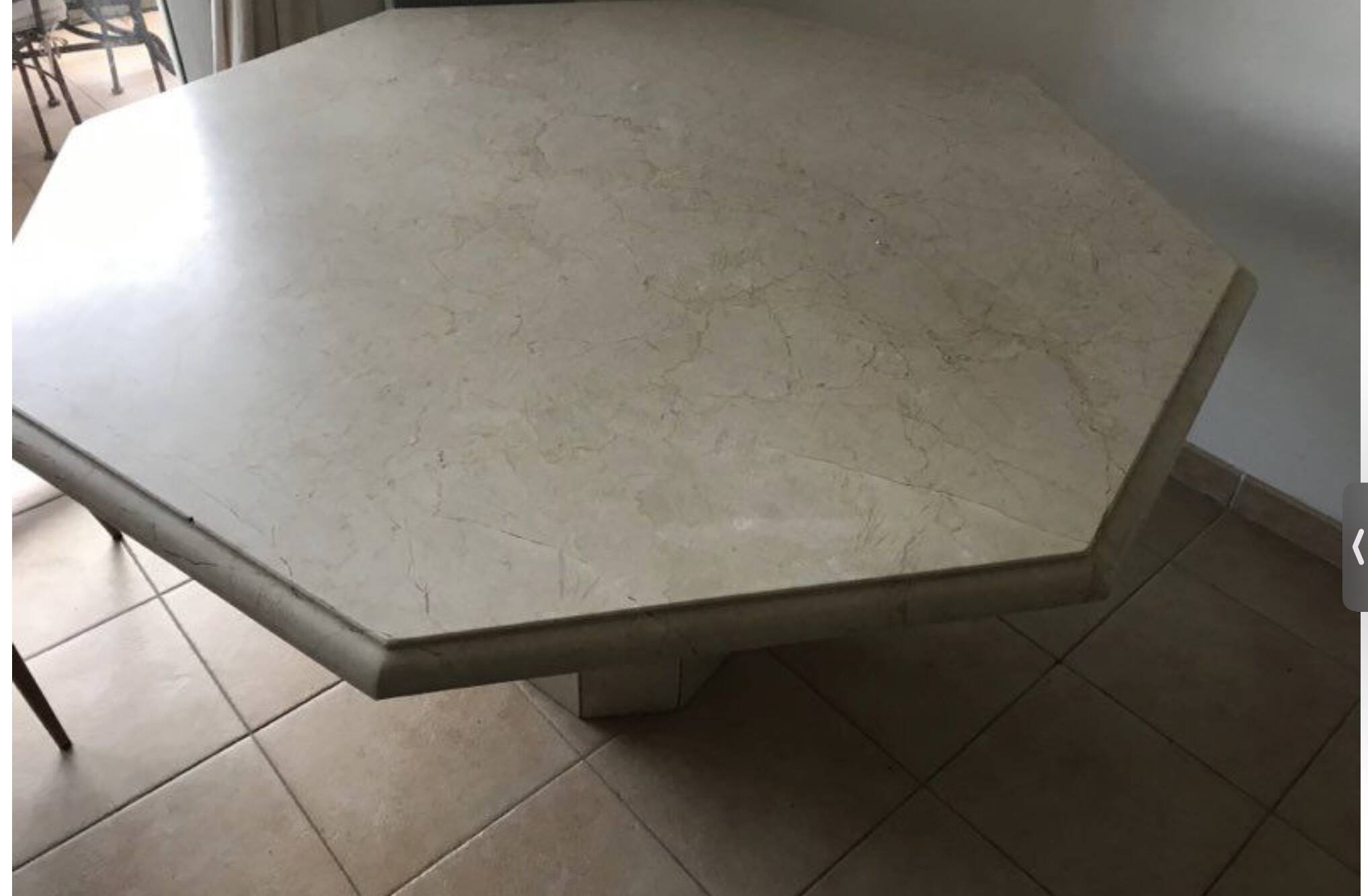 Roche Bobois marble table