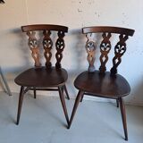 Pair of vintage 60's Ercol chairs