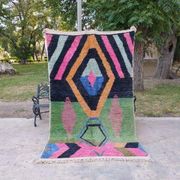 Handmade pure wool rug, size 150 x 250 cm