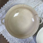 Salins blue iron earth soup tureen