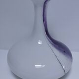 Vase verre richartz verre d'art années 80