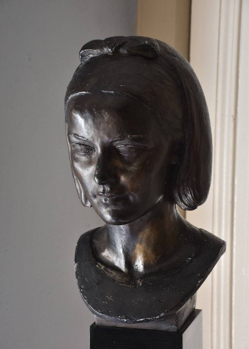 Gabriel Rispal, Bust of a Young Woman (circa 1960)