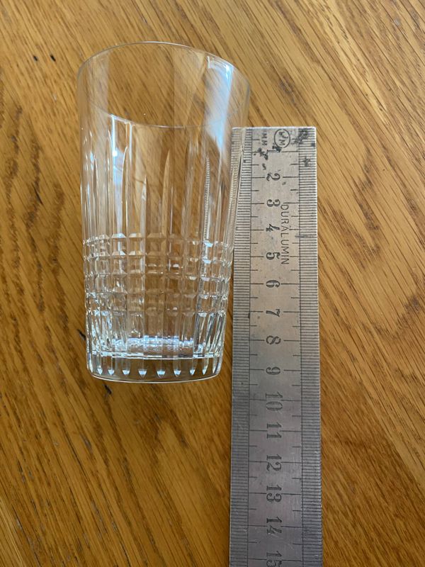 Verres gobelets en cristal Baccarat
