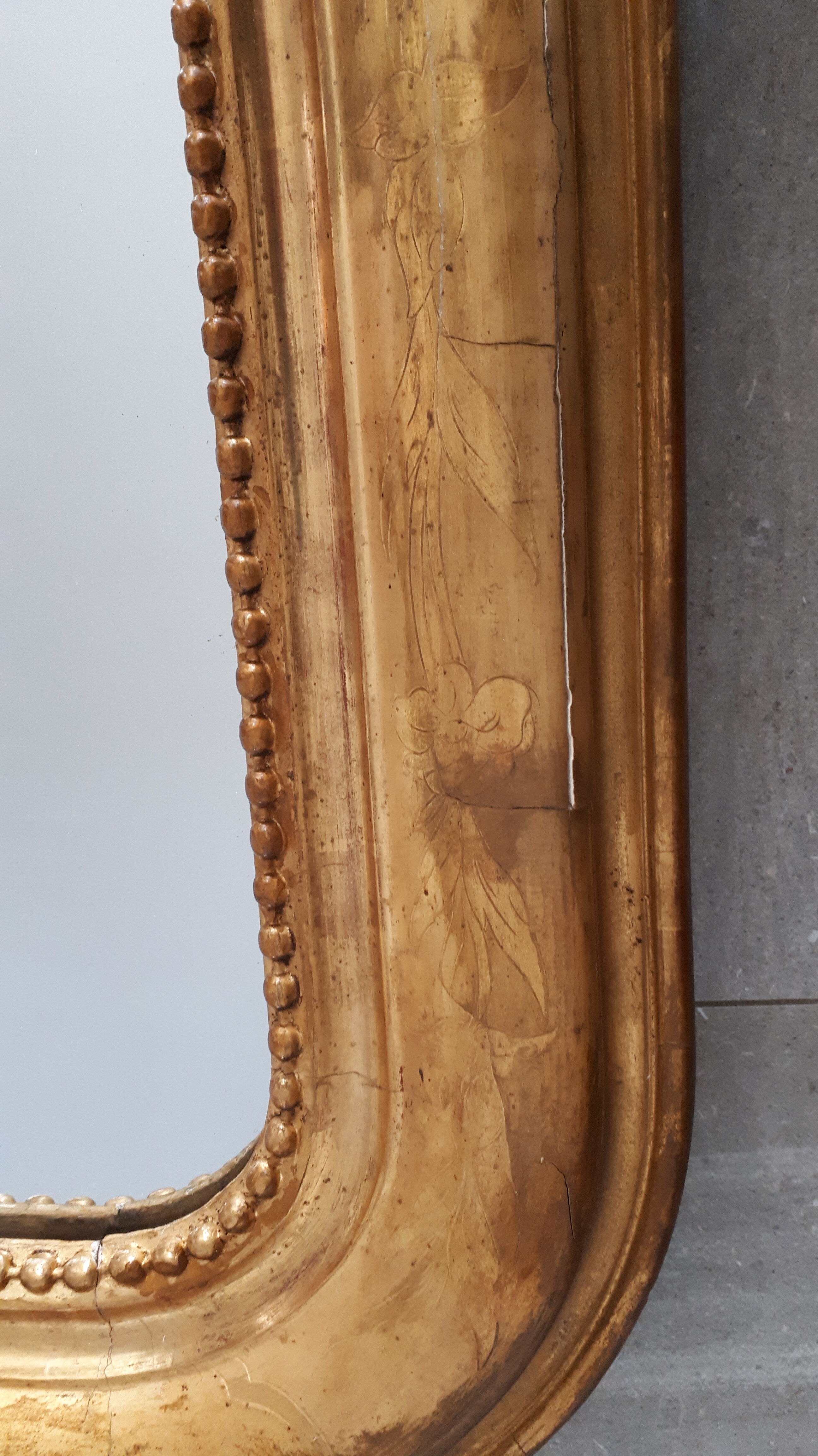 Mirror Napoleon III of the XIX 99x148cm