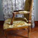 Counterpart of Louis XV period armchairs called "A la Reine"