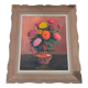 Still Life with Flowers Oil painting on panel signed Louis Morel