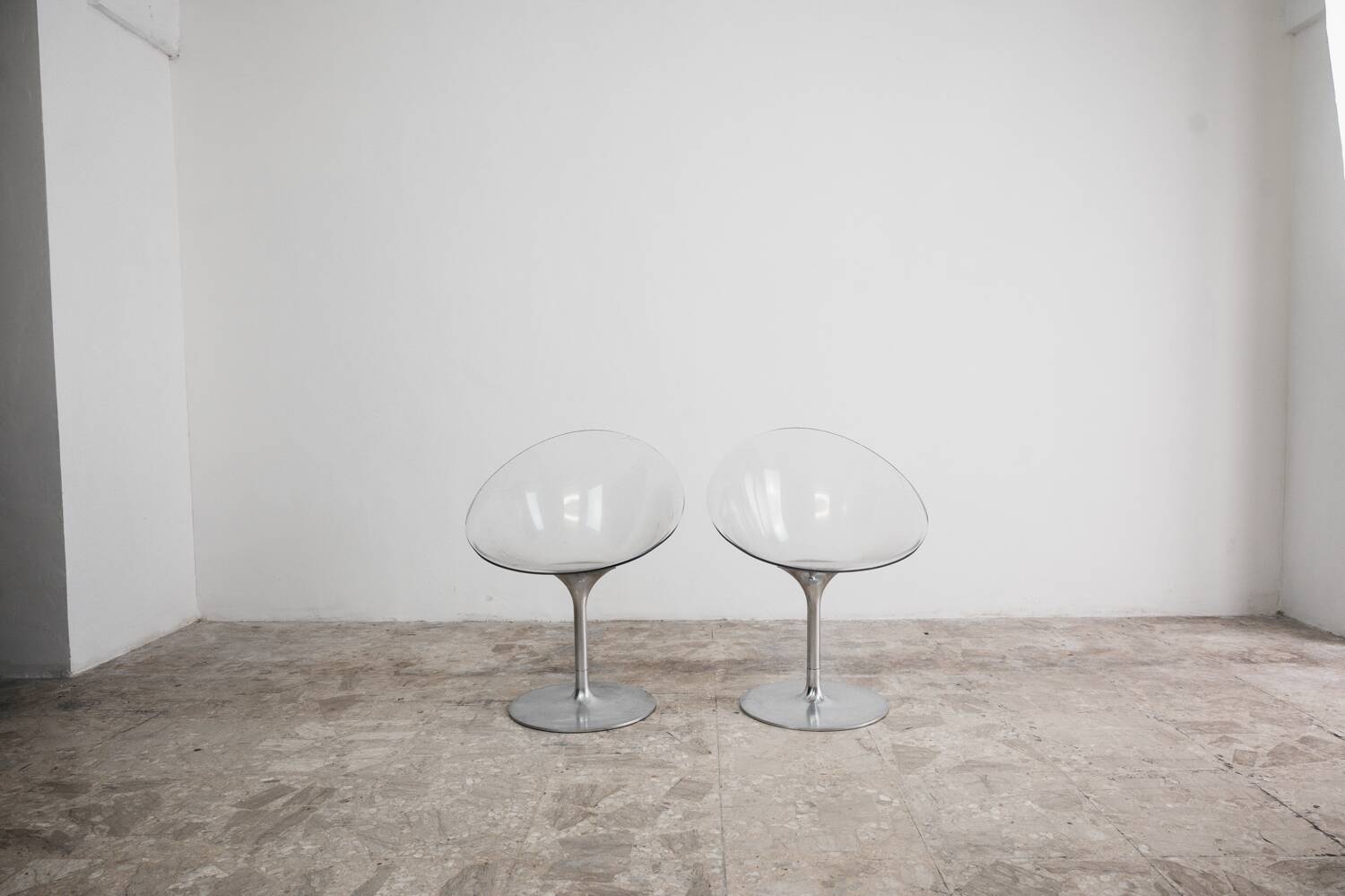 Philippe Starck Kartell Eros Coppia Di Poltroncine Design Anni ‘70 Spa
