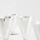 Set of 6 Art Deco silver-plated metal cups by La Maison Desny 1928