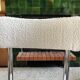 Paire de chaises traîneau vintages rénovées