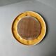 Mirror by François Lembo in enameled ceramic