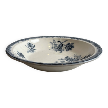 Large presentation dish Sarreguemines Fontanges ironstone