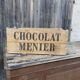 Ancienne caisse de transport Chocolat Meunier