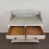 Marble top bathroom cabinet