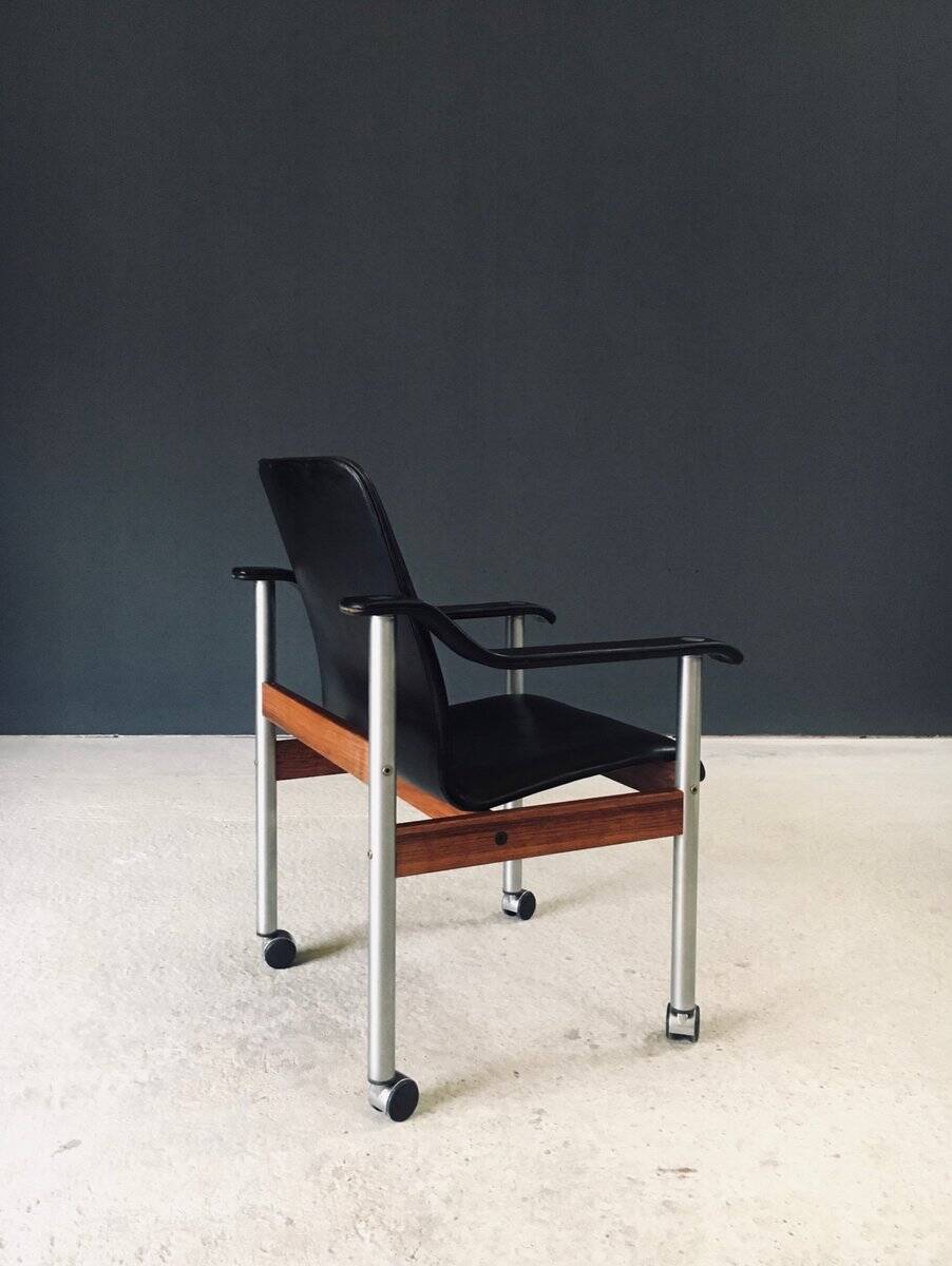 Mid-Century Modern Scandinavian Office Chair from Dyrlund, Denmark, 1960s
