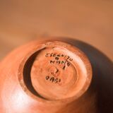Pair of 1980s-90s Terracotta Vases – Minimalist Organic Shapes