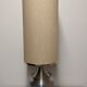 Space age XL living room lamp in brushed aluminium, France circa 1970.