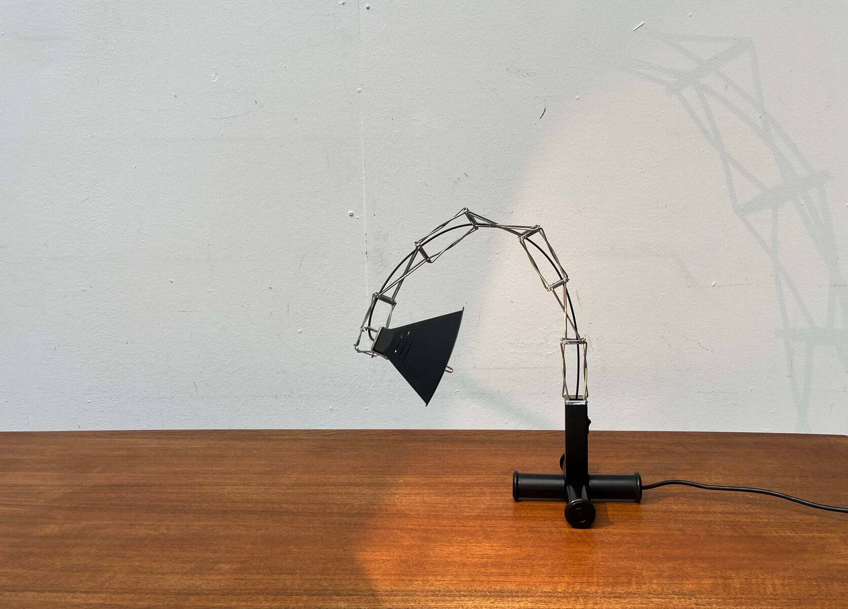 Postmodern Italian Multi X table lamp by Yaacov Kaufmann for Lumina, 1980s.