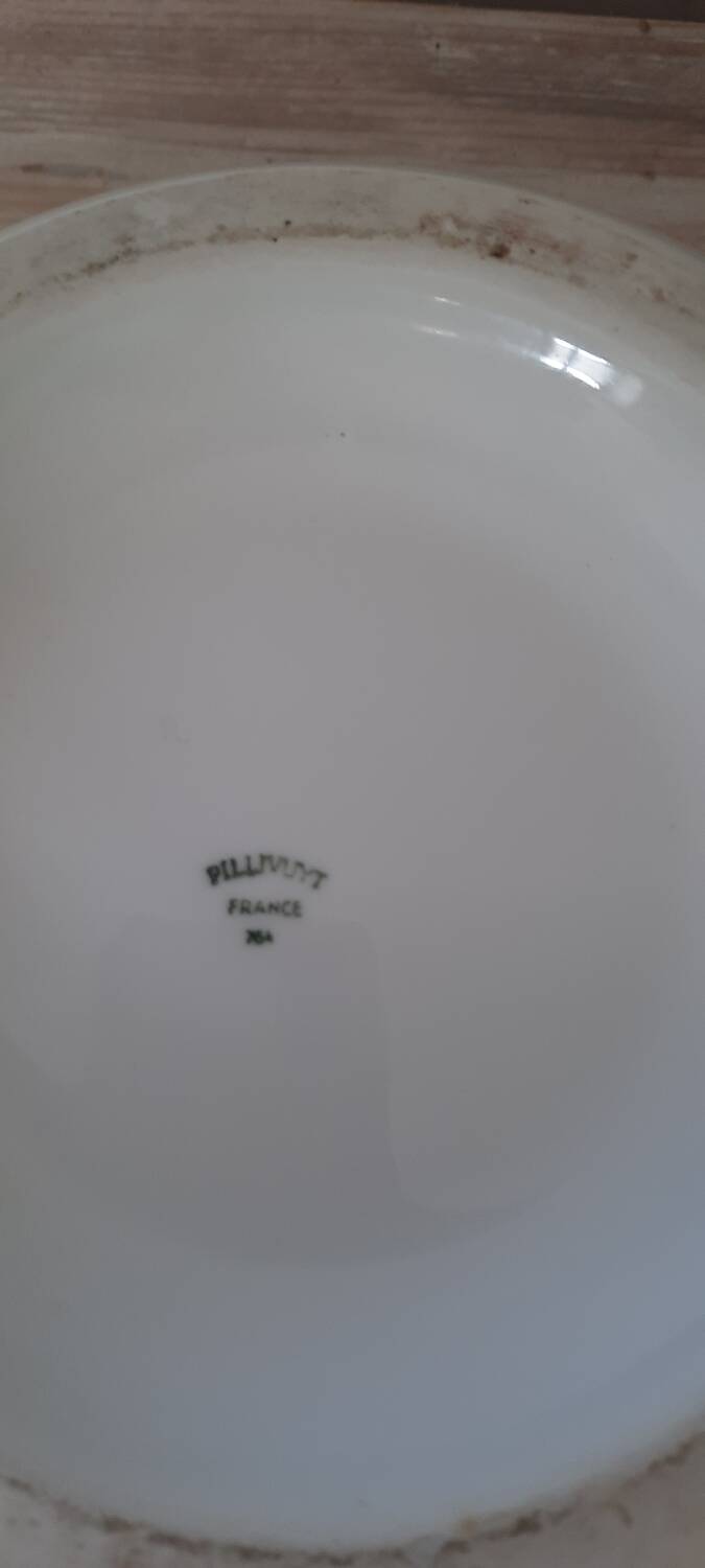 Grand saladier blanc Pillivuyt