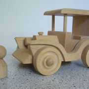 Citroën C3 style wooden car